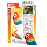 EUGY Cardboard Model Kit: Parrot