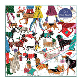 Galison Puzzle 500 piece Winter Dogs
