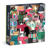 Galison Puzzle 500 piece Wintry Cats