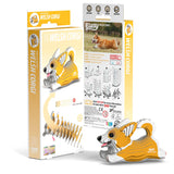 EUGY Cardboard Model Kit: Welsh Corgi