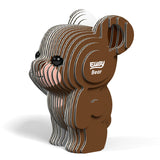 EUGY Cardboard Model Kit: Bear