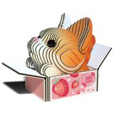 EUGY Cardboard Model Kit: Cat - Pumpkin