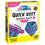Creativity for Kids: Learn to Knit - Quick Knit Button Scarf