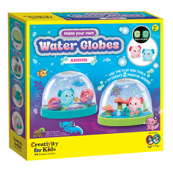 Creativity for Kids Make Your Own Water Globes: Axolotls