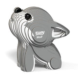 EUGY Cardboard Model Kit: Wolf