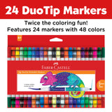 Faber-Castell 24 ct Duo Tip Washable Markers
