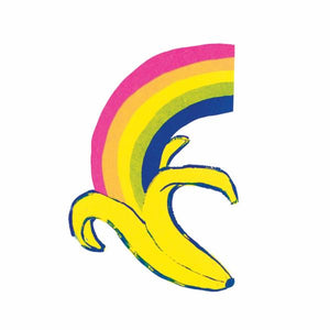 Tattly Pairs Rainbow Banana Tattoo
