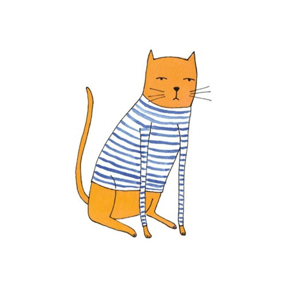 Tattly Pairs Sweater Cat Tattoo