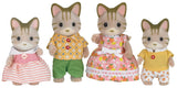 Calico Critters Striped Cat Family