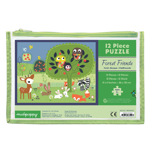 Mudpuppy Pouch Puzzle - Forest Friends