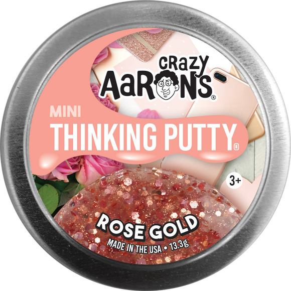 Crazy Aaron's Thinking Putty Mini - Rose Gold
