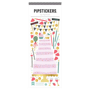 Pipsticks® 3"x7" Sticker Sheet: Cake My Breath Away