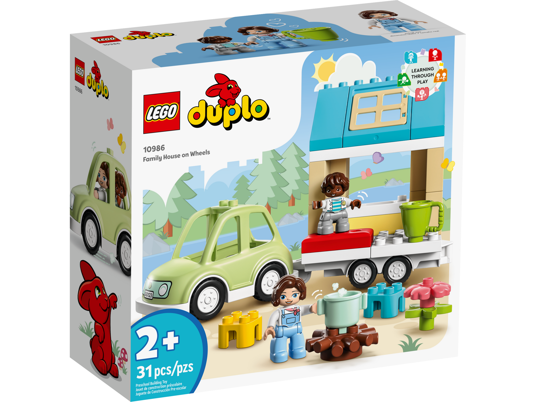 På jorden aIDS oprejst LEGO® DUPLO® Family House on Wheels 10986 – Growing Tree Toys
