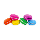 Ooly Macarons Vanilla Scented Erasers - Set of 6