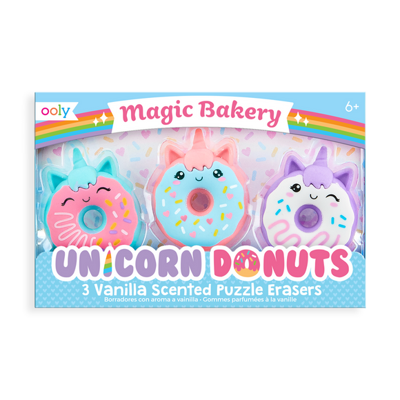 Ooly Unicorn Donuts Erasers