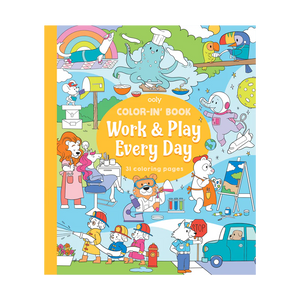 Ooly Color-In' Book - Work and Play Everyday