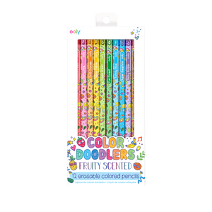 Ooly Color Doodlers Fruity Scented Erasable Colored Pencils