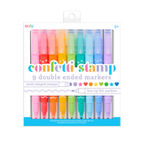 Ooly Confetti Stamp Double-Ended Stamp Markers