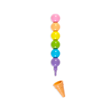Ooly Rainbow Scoops Vanilla Scented Stacking Erasable Crayons