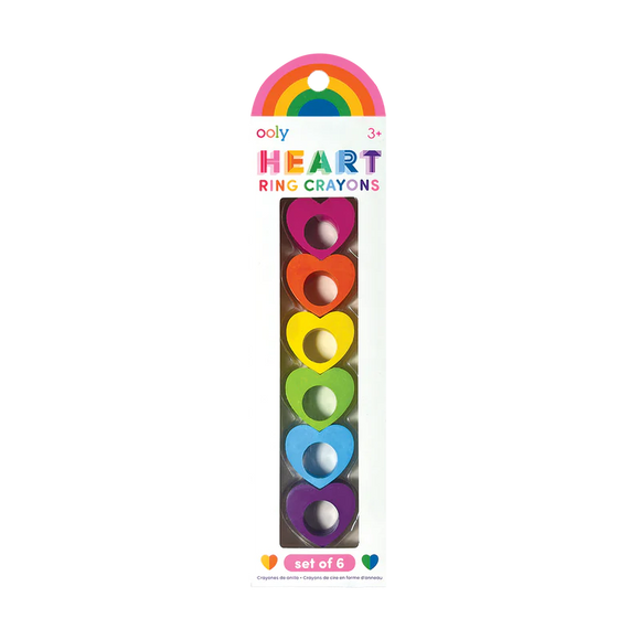 Ooly Heart Ring Crayons