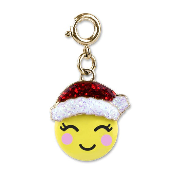 Charm It Gold Santa Emoji