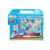 Ooly Mini Traveler Coloring & Activity Kit: Superkids & Pets