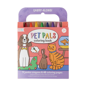 Ooly Carry-Along Coloring Book - Pet Pals