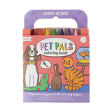 Ooly Carry-Along Coloring Book - Pet Pals