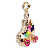Charm It Gold Rainbow Rollerskate