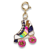 Charm It Gold Rainbow Rollerskate