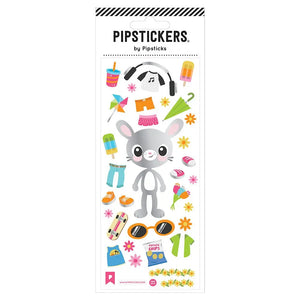 Pipsticks® 3"x7" Sticker Sheet: Too Hip to Hop