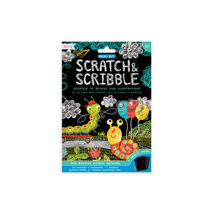 Ooly Scratch & Scribble Mini Scratch Art Kit - Bug Buddies