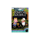 Ooly Scratch & Scribble Mini Scratch Art Kit - Farm Animals
