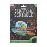 Ooly Scratch & Scribble Mini Scratch Art Kit - Wacky Universe