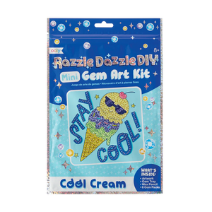 Ooly Razzle Dazzle DIY Gem Art Kit Cool Cream