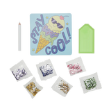 Ooly Razzle Dazzle DIY Gem Art Kit Cool Cream