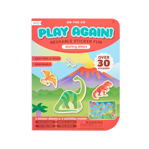 Ooly Play Again! Mini On-the-Go Activity Kit: Daring Dinos