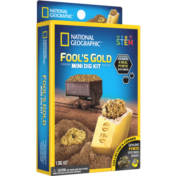 Blue Marble National Geographic Fool's Gold Mini Dig Kit