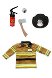 Great Pretenders Firefighter Set (Tan) with Accessories size 5/6