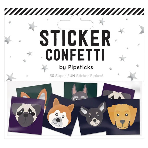 Pipsticks® Sticker Confetti: Pure Bread Pooches
