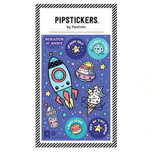 Pipsticks® 4x6" Scratch 'n Sniff Sticker Sheet: Anti-Gravity Goodies
