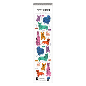 Pipsticks® 2"x8" Sticker Sheet: Rainbow-wows