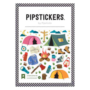 Pipsticks® 4x4" Sticker Sheet: In-Tents Camping Trip