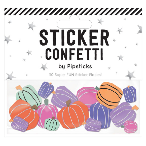 Pipsticks® Sticker Confetti: Looking Gourd