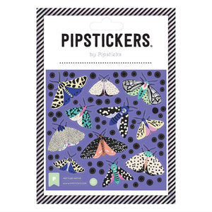 Pipsticks® 4x4" Sticker Sheet: Mottled Moths