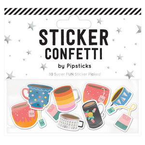 Pipsticks® Sticker Confetti: Sip Sip Hooray