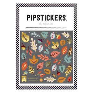 Pipsticks® 4x4" Sticker Sheet: Expressions of Fall