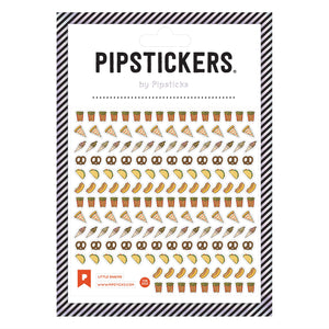 Pipsticks® 4x4" Sticker Sheet: Little Snacks