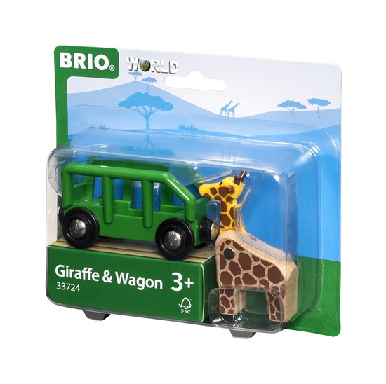 Brio Giraffe and Wagon 33724
