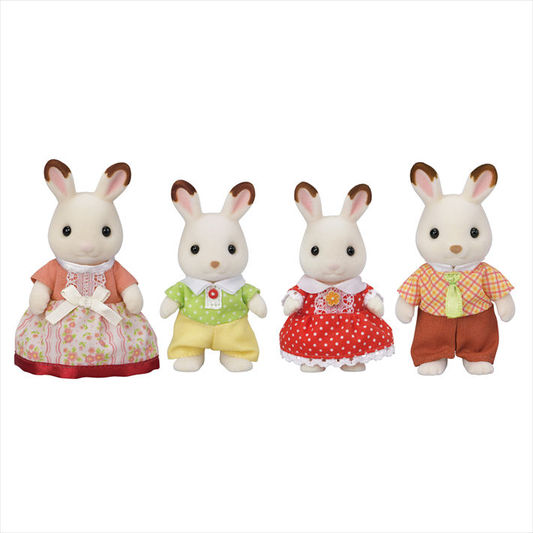 Calico Critters Chocolate Rabbit Family – Growing Tree Toys
